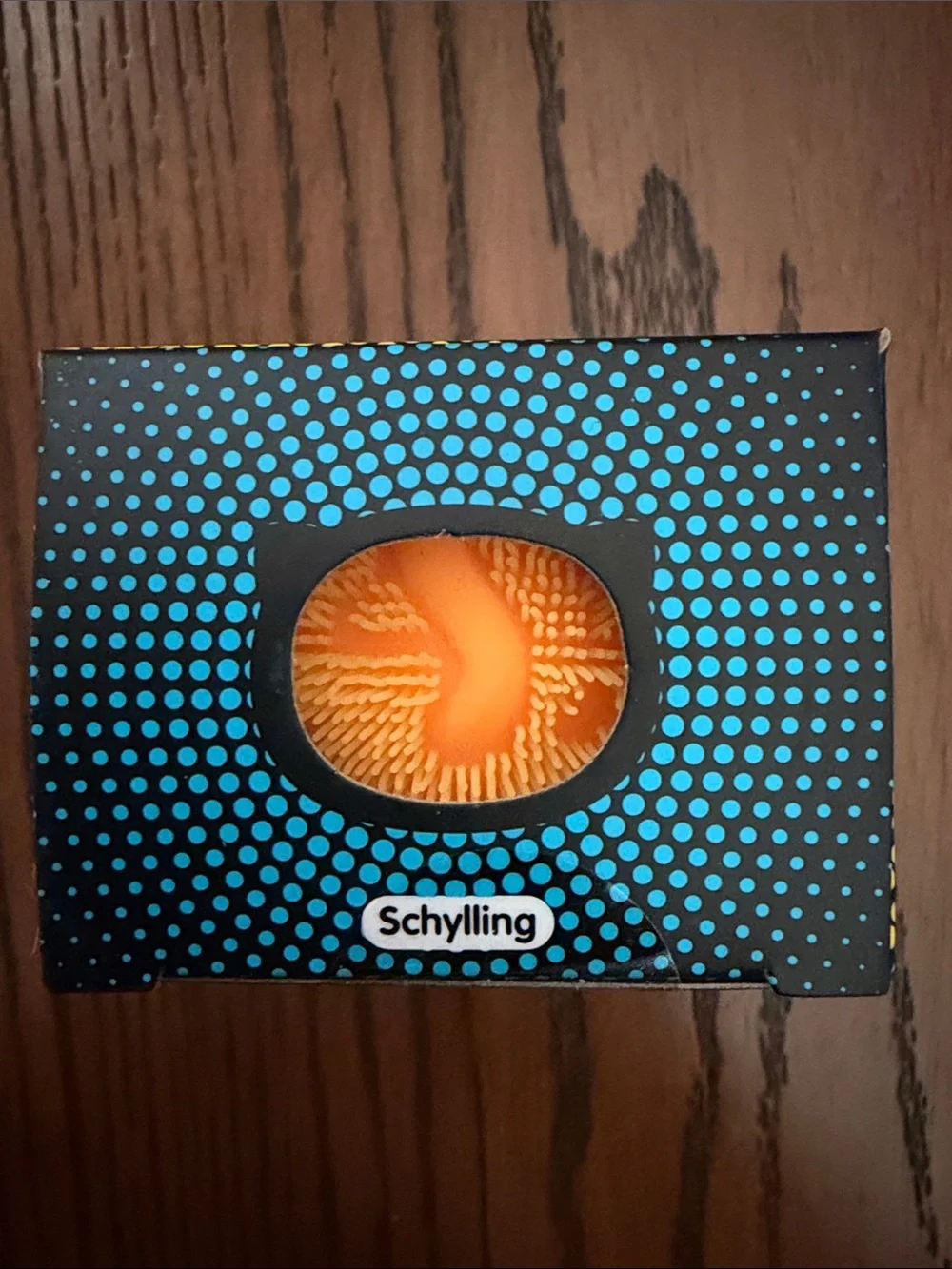 Nee Doh Wild Cats Fuzz Ball - Orange Velvet Squeeze